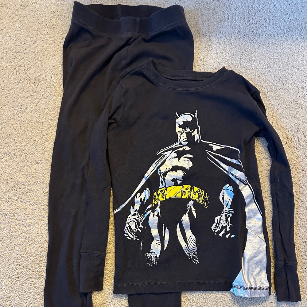 Gap Kids Batman Pajamas, Organic Cotton, Boys 8